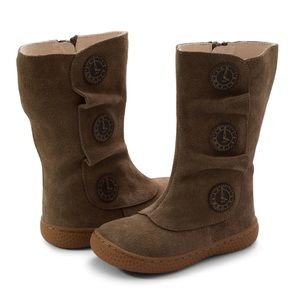 Livie & Luca Brown Suede Girls Knee-High Boots